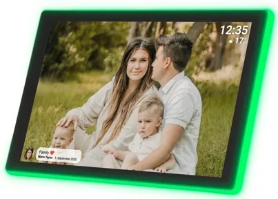 Cadre photo numérique 10,1p frameo amiance LED pff-1082 — DENVER, vue 2