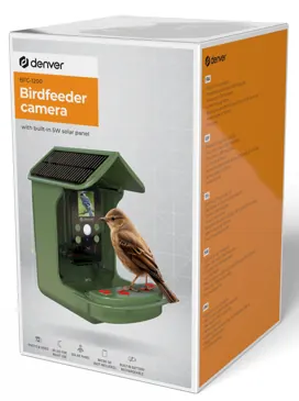 Caméra mangeoir à oiseaux 1080p solaire bfc-1200 camouflage — DENVER, vue 4