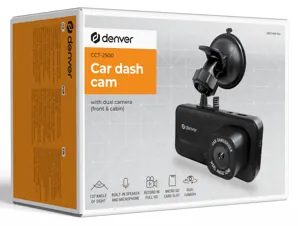 Dashcam 1080p cct-2500 noire — DENVER, vue 6