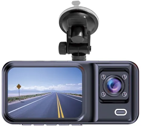Dashcam 1080p cct-2500 noire — DENVER, vue 3