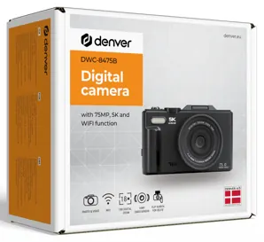 Appareil photo numérique dwc-8475 8mp 4K noir — DENVER, vue 4