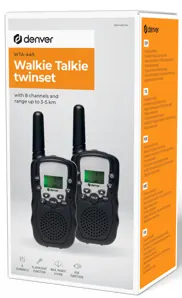 Talkie walkie wta-449 noir — DENVER, vue 6