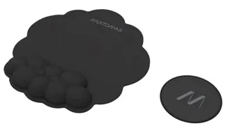 Ensemble tapis de souris et tasse noir — MUITOMAS, vue 1