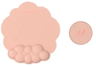 Ensemble tapis de souris et tasse rose — MUITOMAS, vue 1
