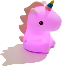 Lampe silicone USB c licorne — MUITOMAS, vue 3