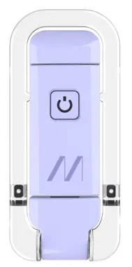 Lampe de lecture violette — MUITOMAS, vue 1