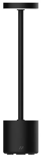 Lampe de table inversée batterie noire — MUITOMAS, vue 1