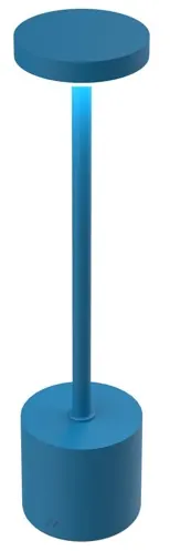 Lampe de table inversée batterie bleue — MUITOMAS, vue 2