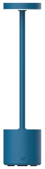 Lampe de table inversée batterie bleue — MUITOMAS, vue 3