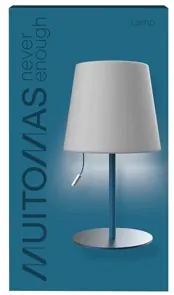Lampe de table bleue — MUITOMAS, vue 1