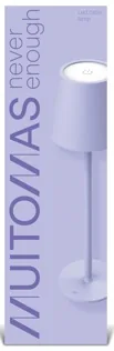Lampe de table batterie violette — MUITOMAS, vue 2