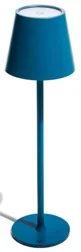 Lampe de table batterie bleue — MUITOMAS, vue 1