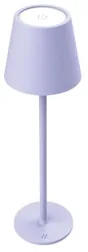 Lampe de table batterie violette — MUITOMAS, vue 1