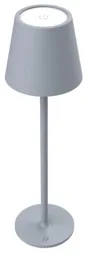 Lampe de table batterie grise — MUITOMAS, vue 1