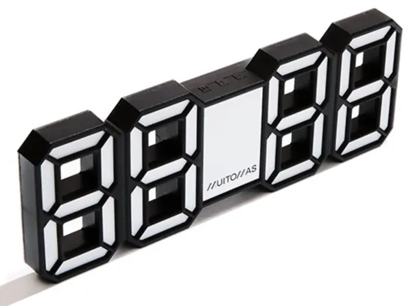 Neon horloge numérique — MUITOMAS, vue 2