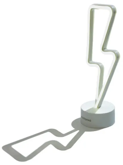 Lampe néon table eclair — MUITOMAS, vue 2
