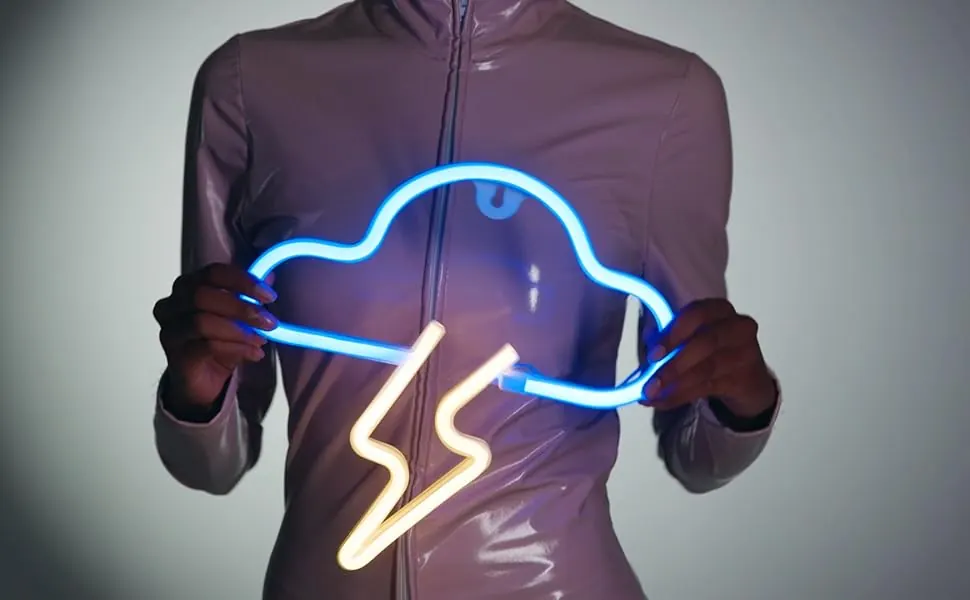 Lampe néon murale nuage — MUITOMAS, vue 1