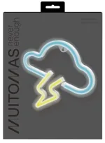 Lampe néon murale nuage — MUITOMAS, vue 3