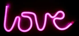 Lampe néon murale love — MUITOMAS, vue 2