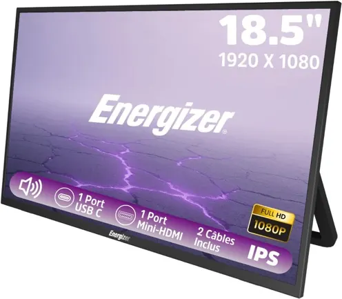 Écran FHD nomade 18,5p — ENERGIZER, vue 1