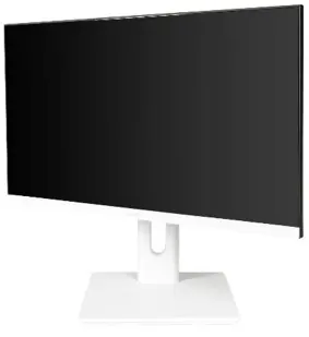Écran rotatif webcam intégrée nxm24regweb01 24p 75hz 5ms blanc — NILOX, vue 1