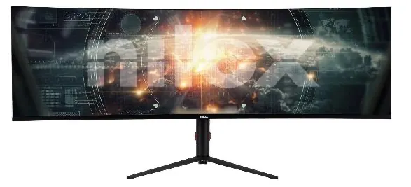 Écran incurvé nxm49crvdc 49p 144hz 1ms noir — NILOX, vue 2