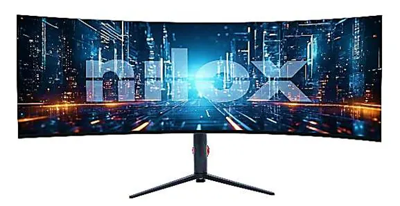 Écran incurvé nxm49crvdc 49p 144hz 1ms noir — NILOX, vue 1
