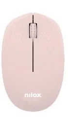 Souris sans fil 1000 dpi rose pastel — NILOX, vue 1