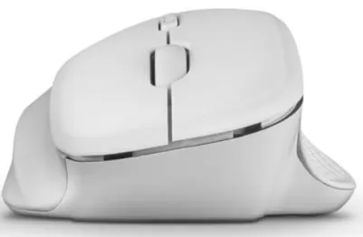 Souris sans fil ergonomique 3200 dpi blanche — NILOX, vue 2