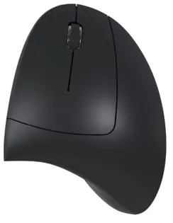 Souris sans fil vertical dual bt et 2,4ghz noire — NILOX, vue 3