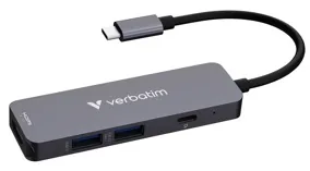 Hub USB-C 4 en 1 100w hdmi 4K — VERBATIM