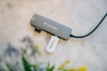 Hub USB c 6 en 1 hdmi 4K — VERBATIM, vue 3