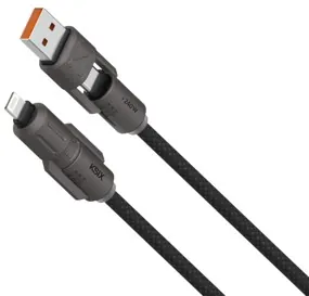 Cable USB c tressé 60w avec support — KSIX, vue 3