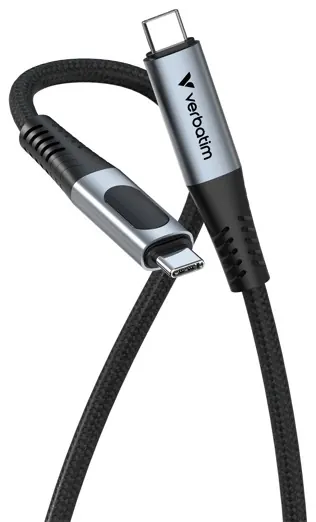 Cable USB c charge date et vidéo 4K 240w 120cm noir — VERBATIM, vue 3