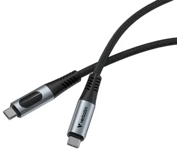 Cable USB c charge date et vidéo 4K 240w 120cm noir — VERBATIM, vue 6