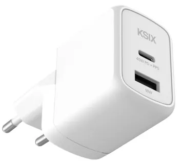 Chargeur gan 65w pd blanc — KSIX, vue 4