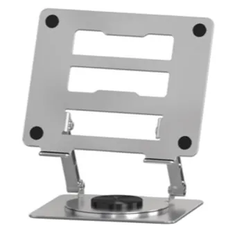 Support PC/tab 15,6p max pliable argent — CELLY, vue 1