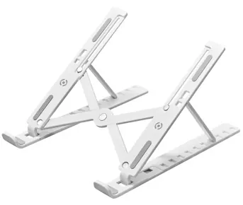 Support PC/tab 15,6p max pliable argent — CELLY, vue 2