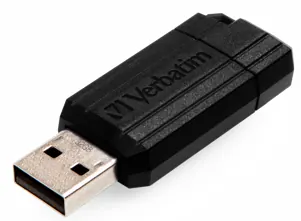 Cle USB databar  bleue 64 gb — VERBATIM, vue 4