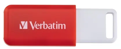 Cle USB databar  bleue 64 gb — VERBATIM, vue 2