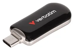 Cle USB c plectra 256go noire — VERBATIM, vue 2