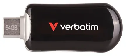 Cle USB c plectra 512go noire — VERBATIM, vue 4