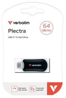 Cle USB c plectra 512go noire — VERBATIM, vue 6