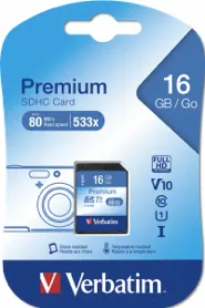 Carte sd classe 10 16 Go — VERBATIM, vue 2