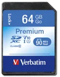 Carte sd classe 10 64 Go — VERBATIM