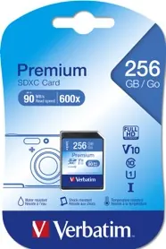 Carte sd premium U1 256 Go — VERBATIM, vue 2