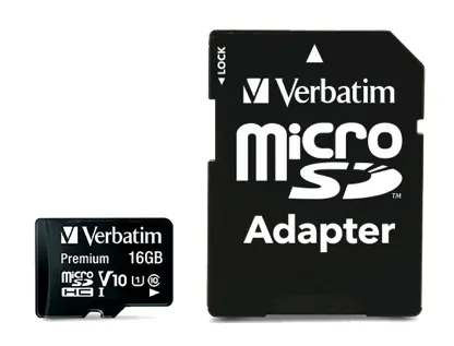 Micro sdhc 32gb classe 10 ac adapt — VERBATIM, vue 3