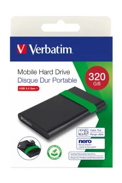 Hdd recertified 1te usb3 — VERBATIM, vue 5