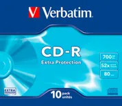 Pack de 10 cd-r slim — VERBATIM