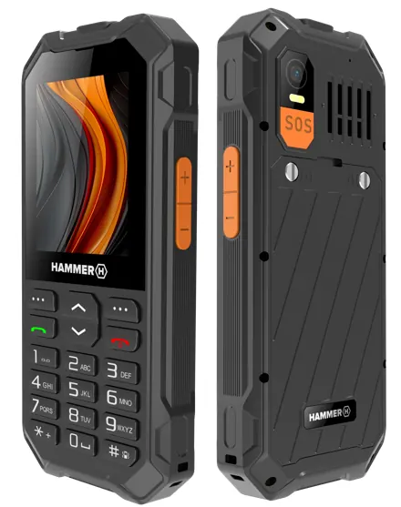 Telephone  hammer 6 noir — HAMMER, vue 1